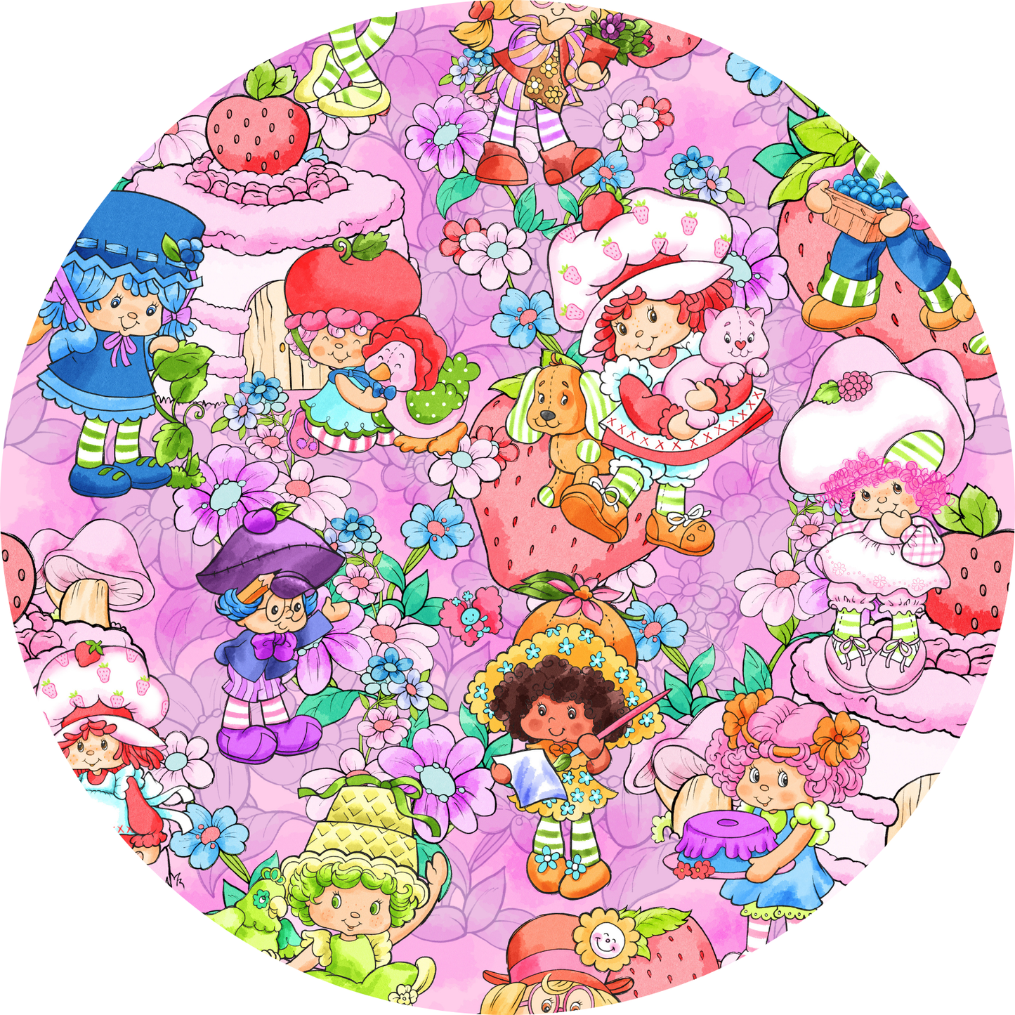 Strawberry Friends - Bamboo Convertible Zippy Romper