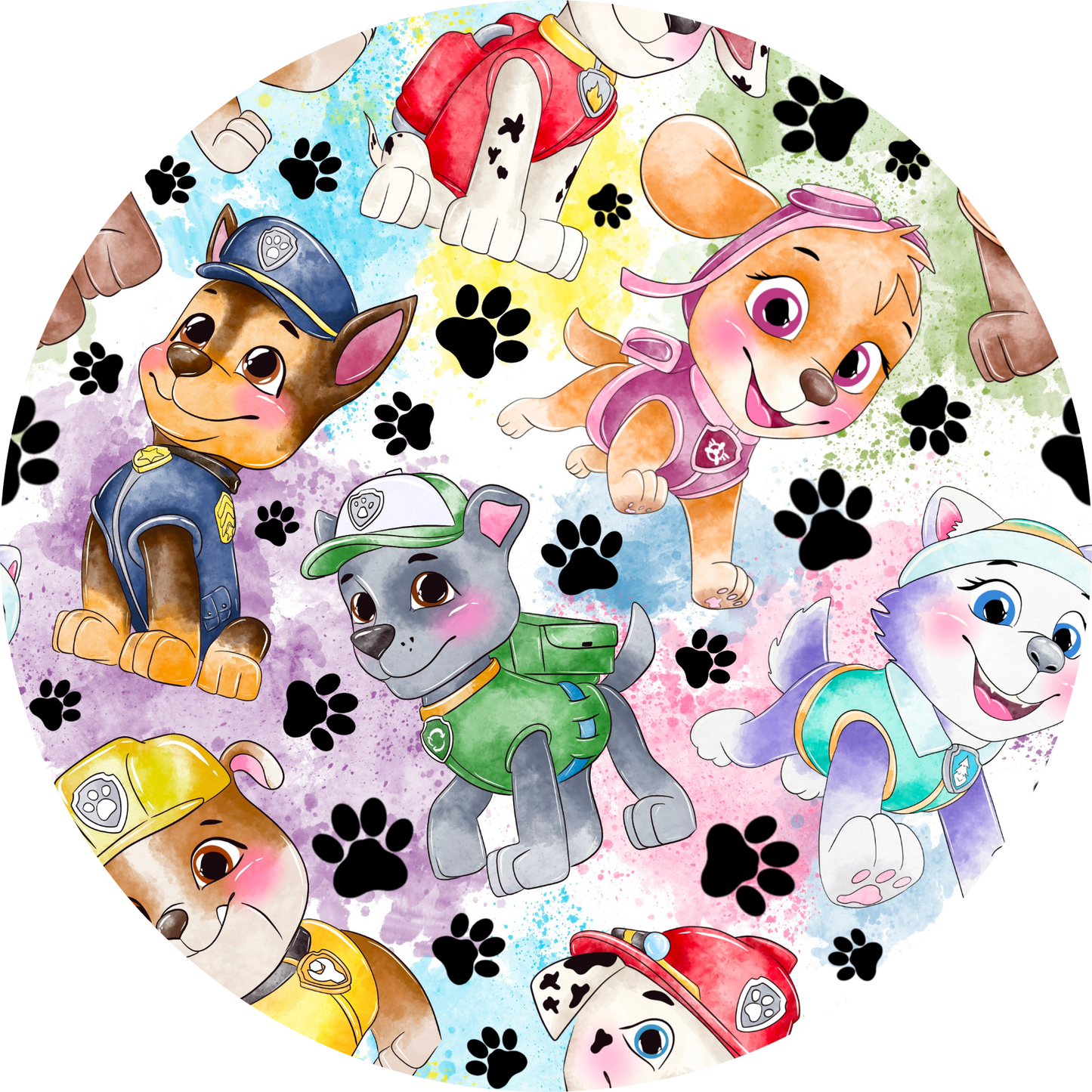 Pups on Patrol - Kids Bamboo Long Sleeve Pant Lounge Set