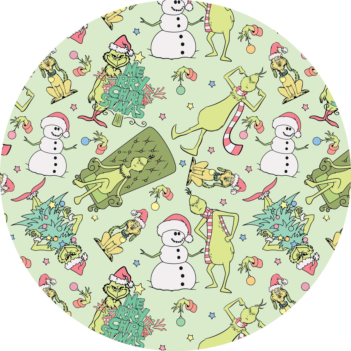 You're a Mean One - Kids Bamboo Long Sleeve Pant Lounge Set