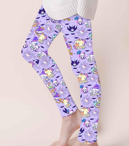 Kitty Webs - Kids Bamboo Leggings