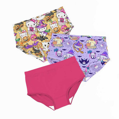 Boo Kitty - Girls Bamboo Underwear 3 Pack