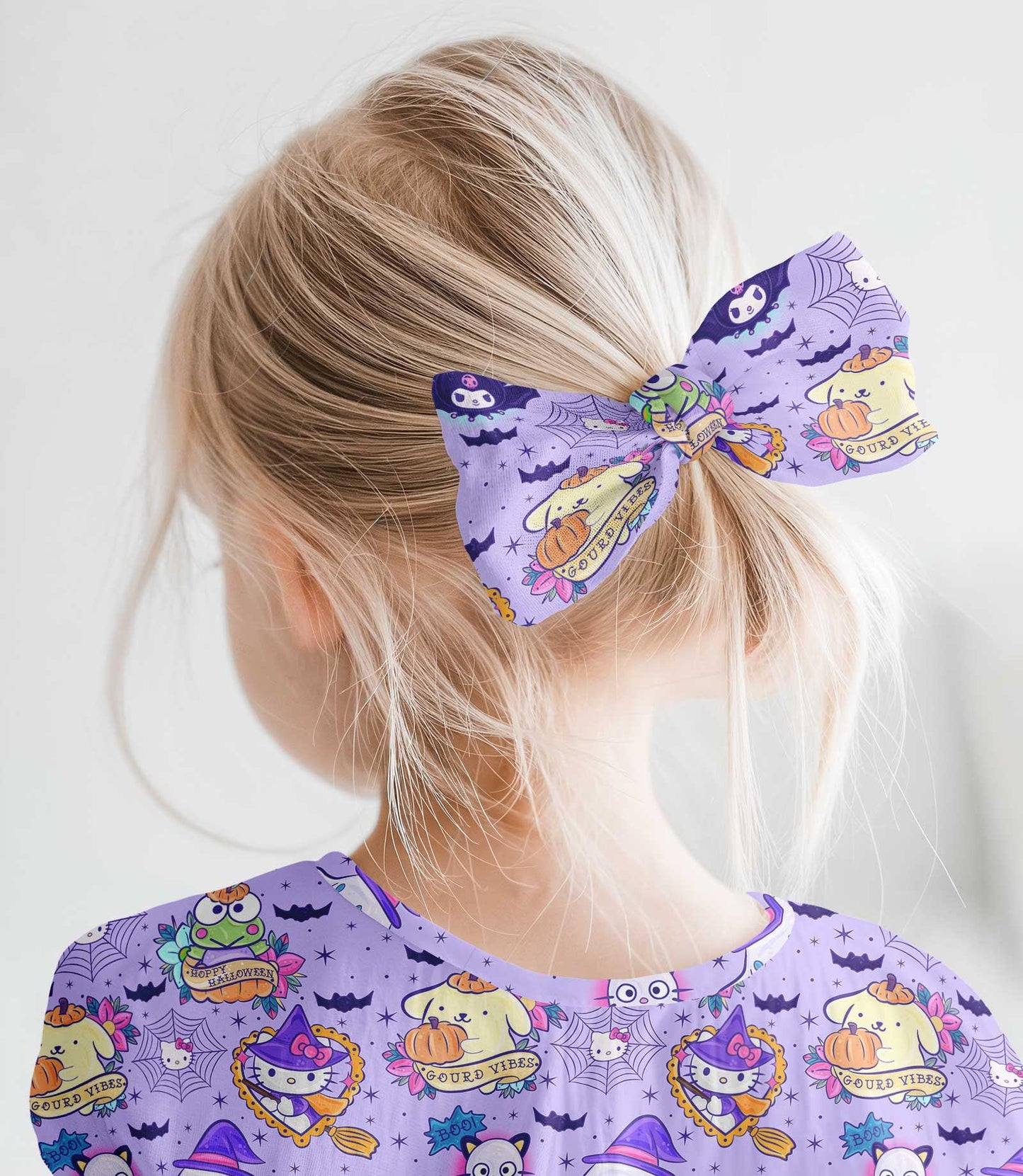 Kitty Webs - Hair Bow Clip