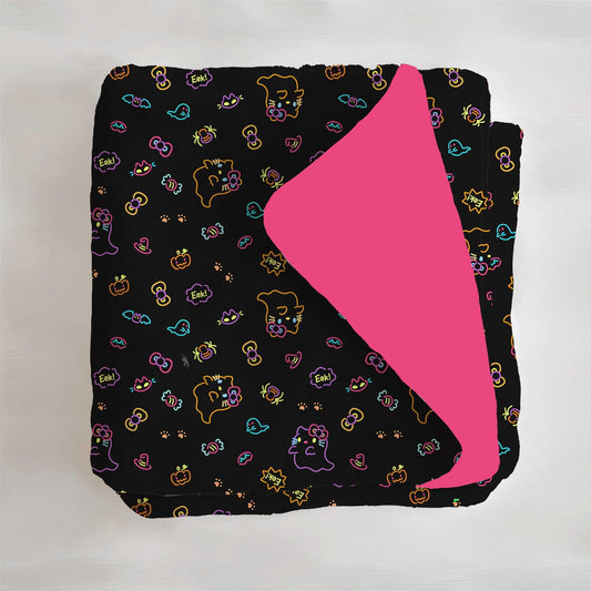 [Pre Sale] Neon Kitty - Minky Blankets (EST SHIP LATE SEPT)