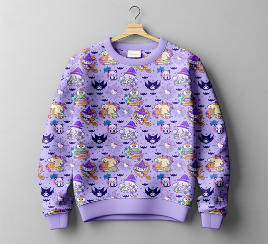 Kitty Webs - Women's Crew Neck Sweatshirt