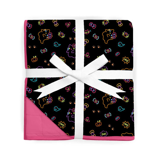 [Pre Sale] Neon Kitty - Bamboo Blankets (EST SHIP LATE SEPT)
