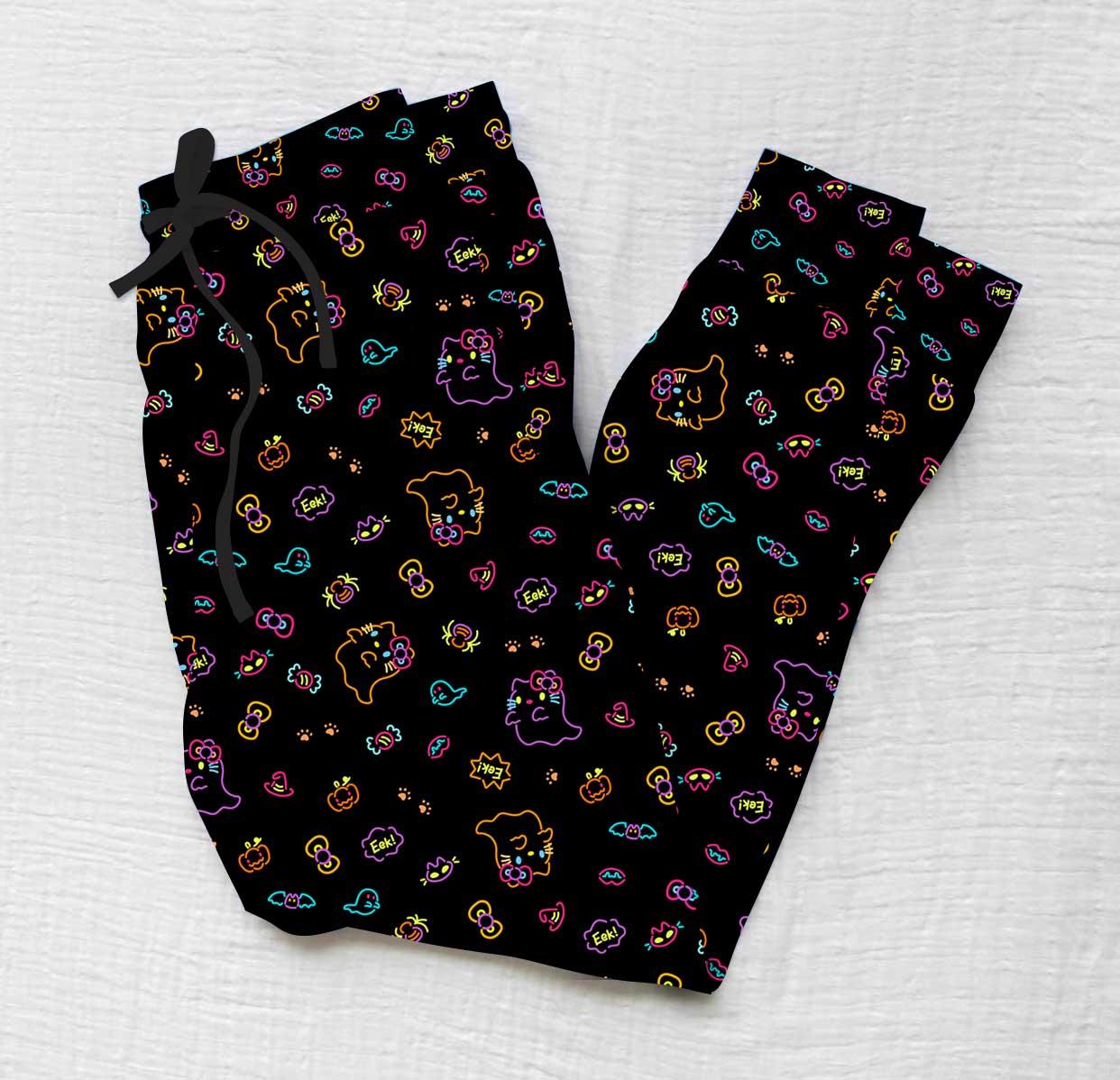 Neon Kitty - Women's Bamboo Lounge Joggers