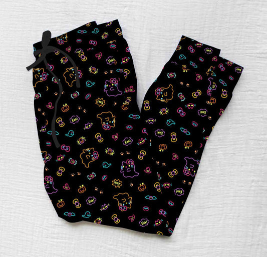 Neon Kitty - Women's Bamboo Lounge Joggers