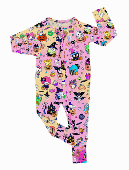 Kitty Treats - Bamboo Convertible Zippy Romper