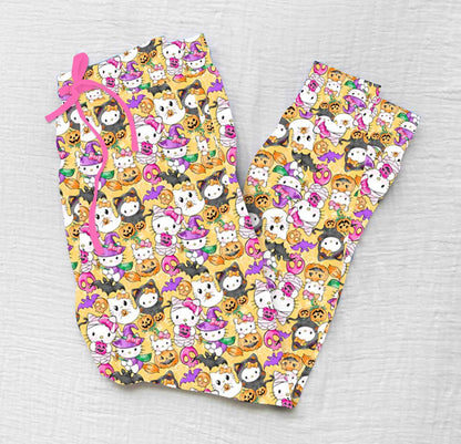 Boo Kitty - Women's Bamboo Lounge Joggers