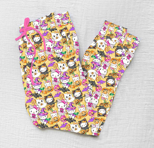 Boo Kitty - Women's Bamboo Lounge Joggers