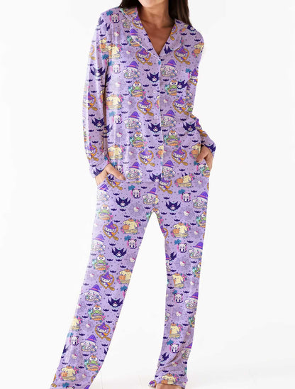 Kitty Webs - Women's Bamboo Long Sleeve Lounge Set