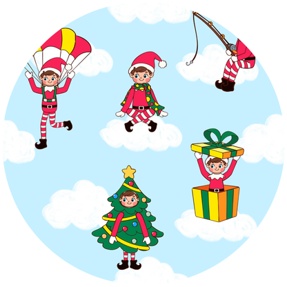 Elf Traditions - Kids Bamboo Long Sleeve Pant Lounge Set