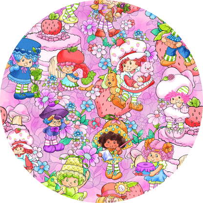 Strawberry Friends - Bamboo Flutter Sleeve and Shorts Lounge Set