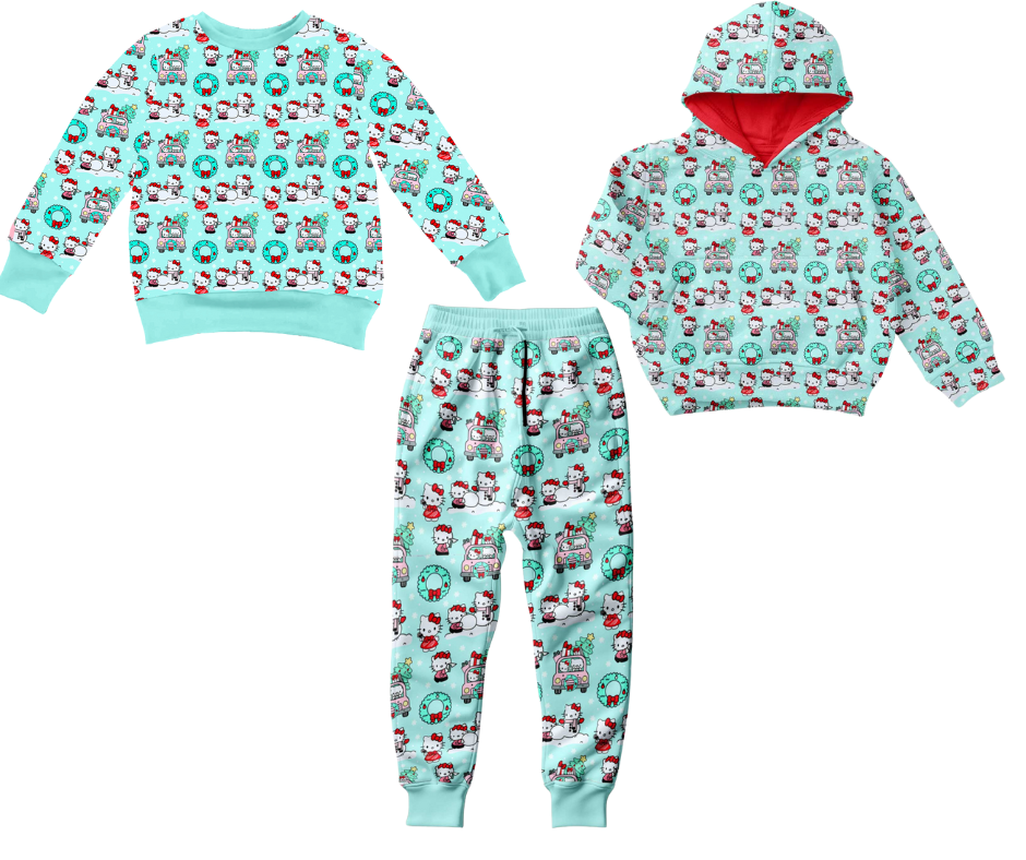 Hello Holidays - Kids Bamboo Sweat Separates