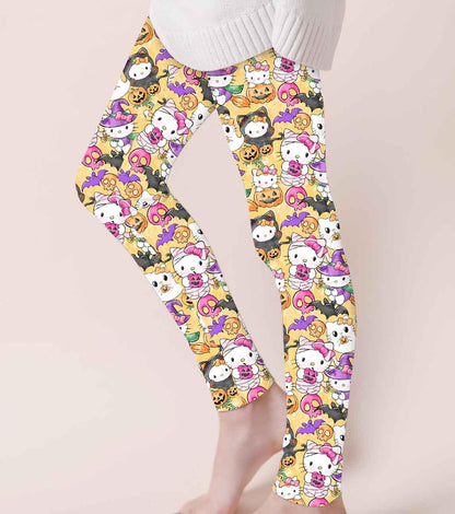 Boo Kitty - Kids Bamboo Leggings