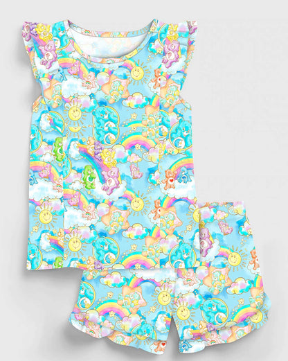 Big Wish - Bamboo Flutter Sleeve and Shorts Lounge Set