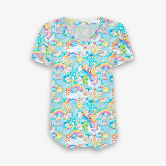 Big Wish - Women's Short Sleeve V Neck Bamboo Top