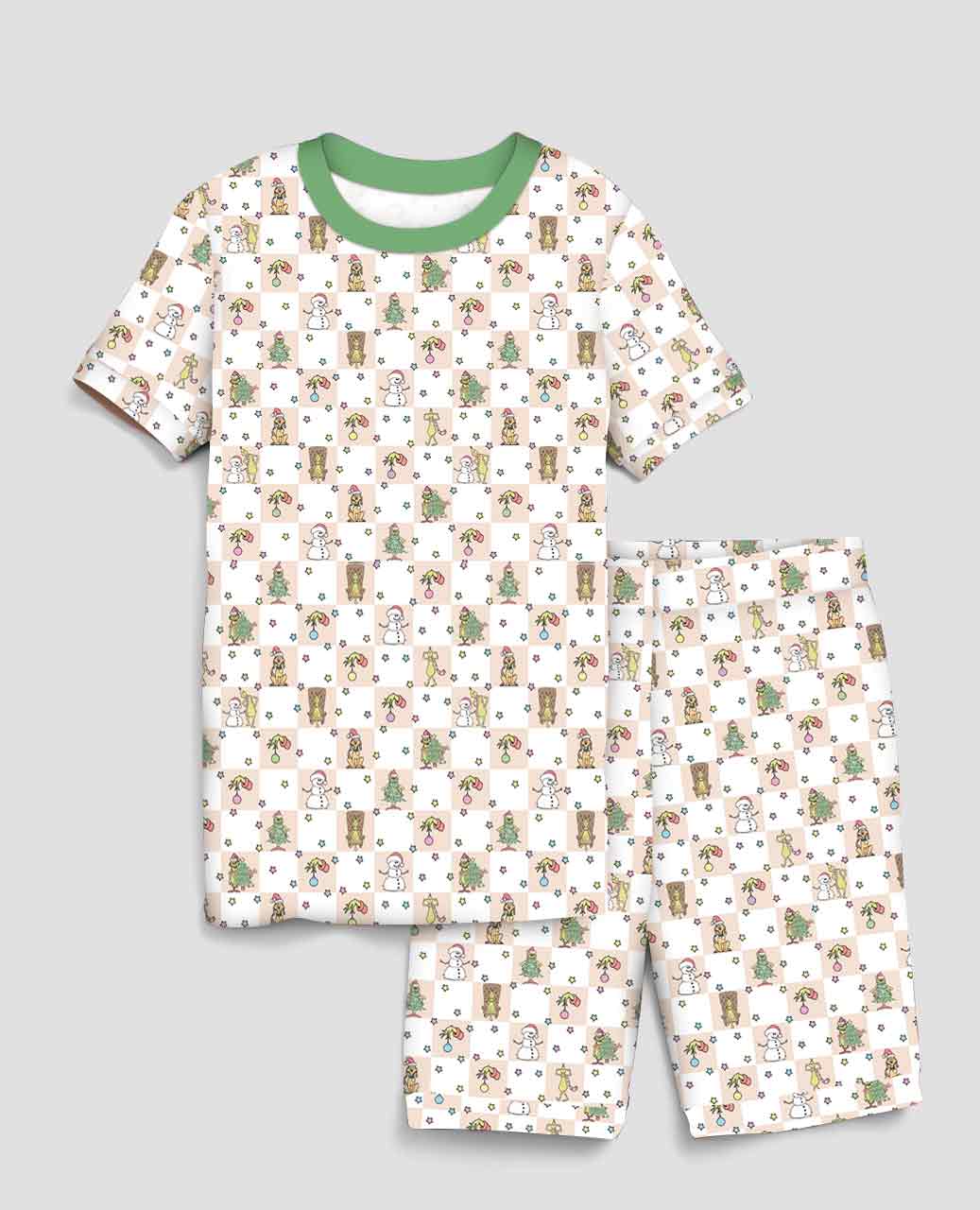 Christmas Cheer - Bamboo Short Sleeve Short Lounge Set