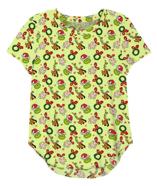 Cindy Lou Who - Women's Bamboo Scoop Neck Short Sleeve Top