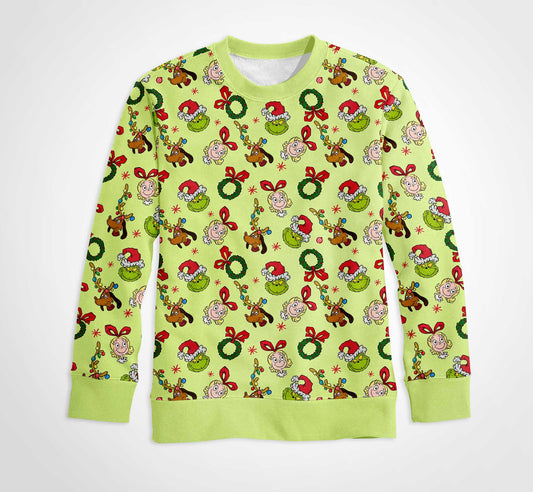 Cindy Lou Who - Women's Crew Neck Sweatshirt