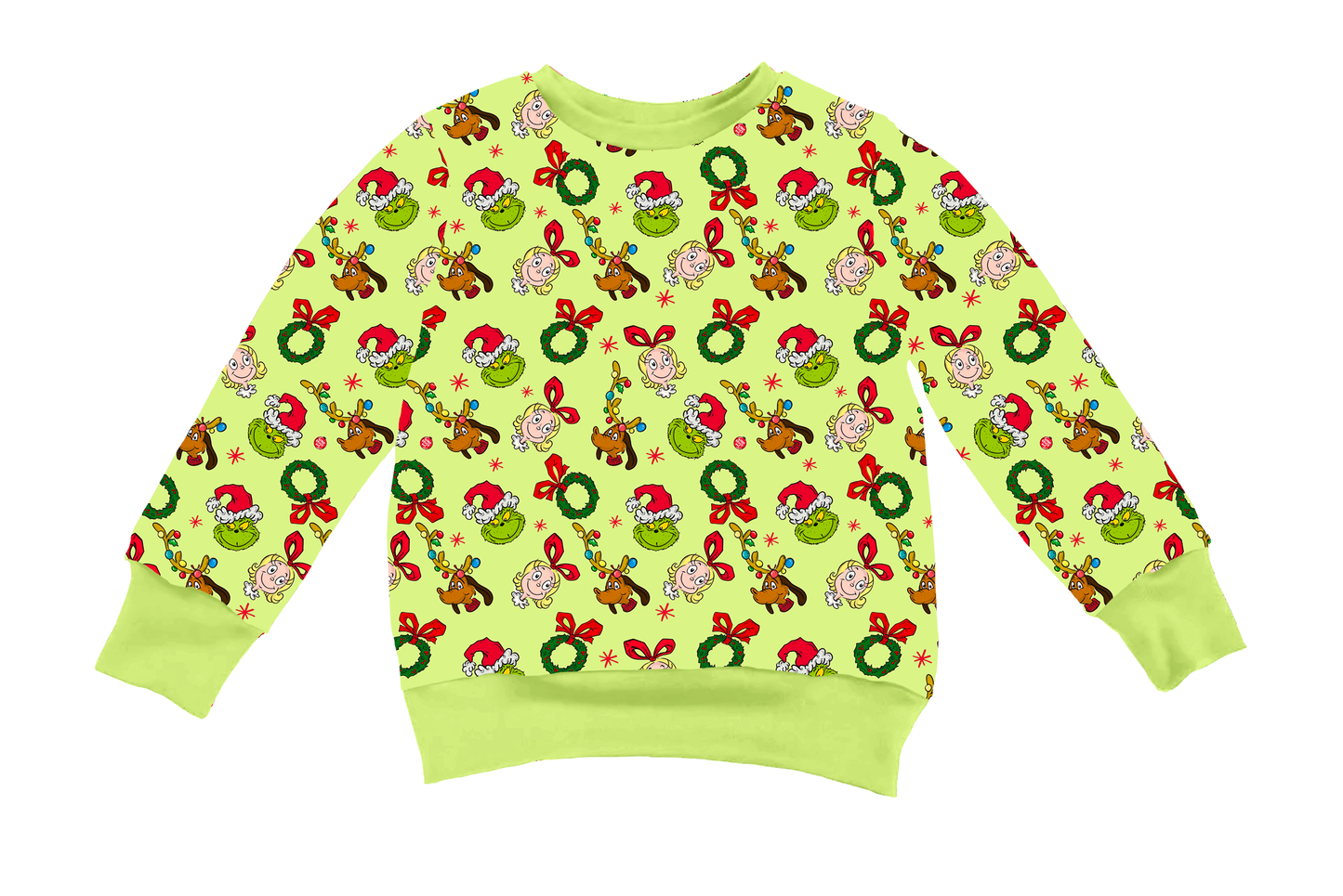Cindy Lou Who - Kids Bamboo Crew Neck Sweatshirt