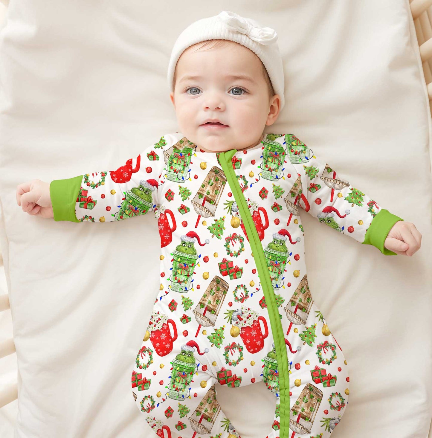 Grouchy before Coffee - Bamboo Convertible Zippy Romper