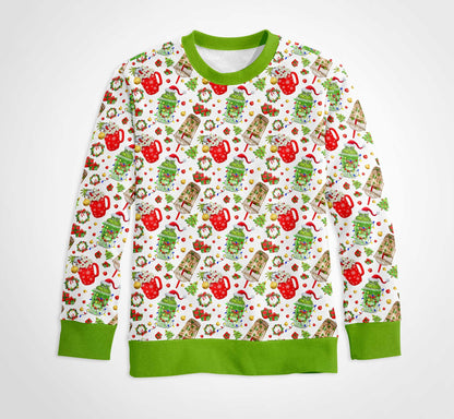 Grouchy before Coffee - Women's Crew Neck Sweatshirt