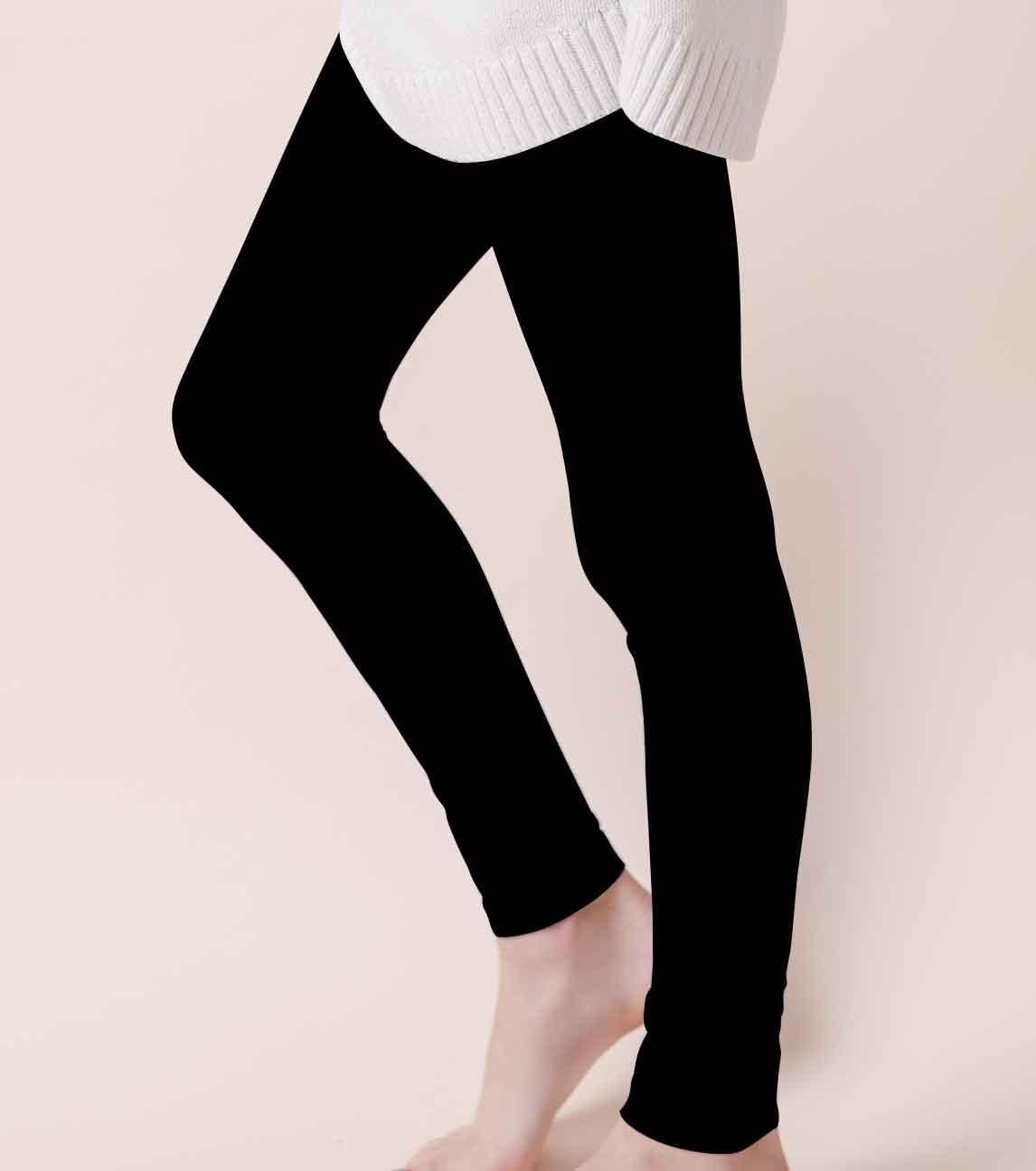 Neon Kitty Black - Kids Bamboo Leggings