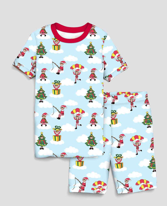 Elf Traditions - Bamboo Short Sleeve Short Lounge Set