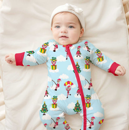 Elf Traditions - Bamboo Convertible Zippy Romper