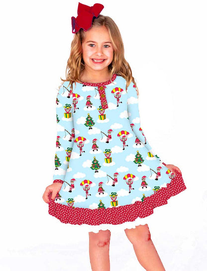 Elf Traditions - Girls Long Sleeve Bamboo Dream Set