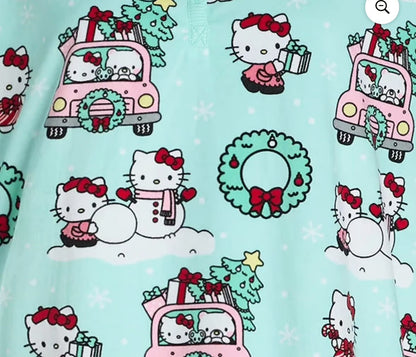 Hello Holidays - Kids Bamboo Long Sleeve Pant Lounge Set