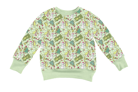 You're a Mean One - Kids Bamboo Crew Neck Sweatshirt