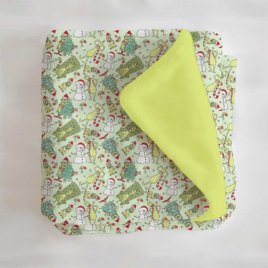 You're a Mean One - Minky Blankets