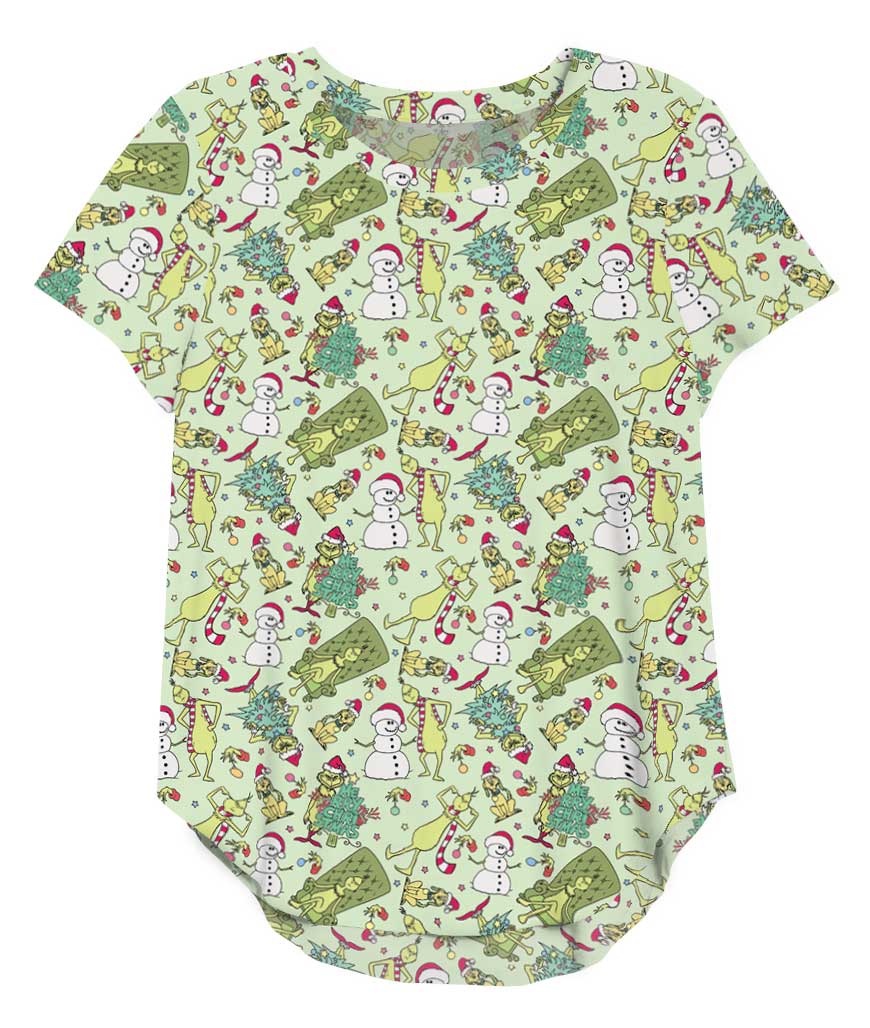 You're a Mean One - Women's Bamboo Scoop Neck Short Sleeve Top