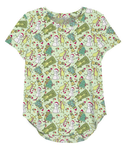 You're a Mean One - Women's Bamboo Scoop Neck Short Sleeve Top