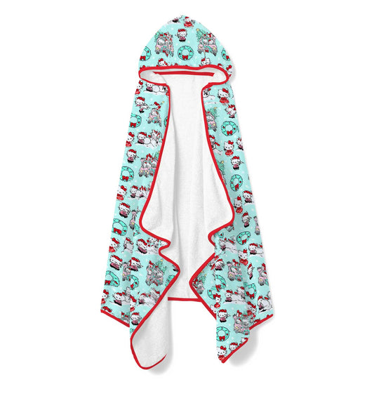 Hello Holidays - Bamboo Hooded Towel