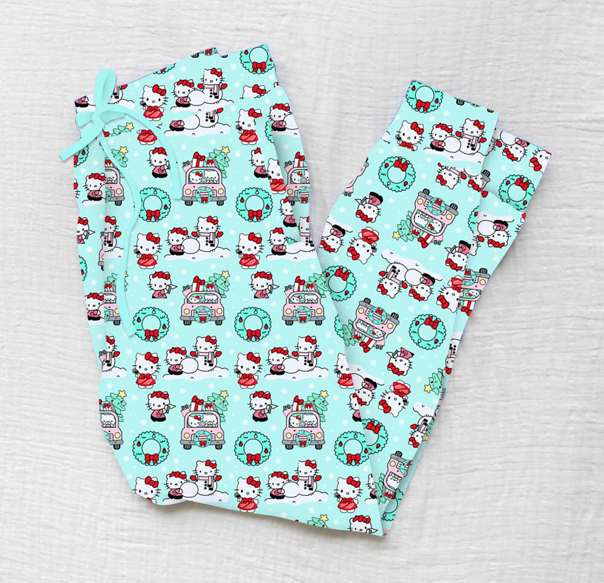 Hello Holidays - Women's Bamboo Lounge Joggers