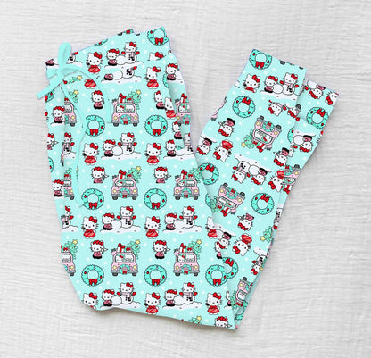 Hello Holidays - Women's Bamboo Lounge Joggers