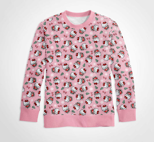 Kitty Mittens - Women's Crew Neck Sweatshirt