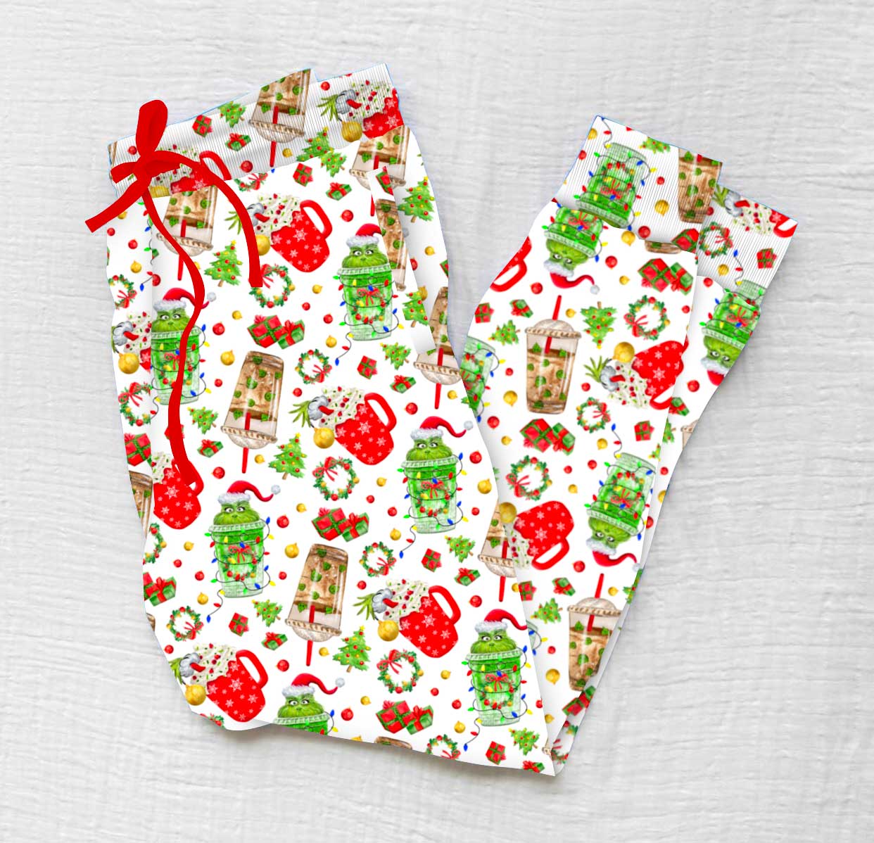 Grouchy before Coffee - Women's Bamboo Lounge Joggers