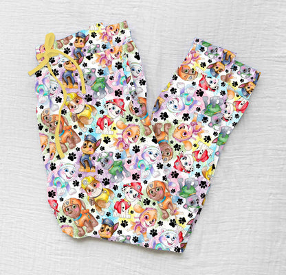 Pups on Patrol - Women's Bamboo Lounge Joggers