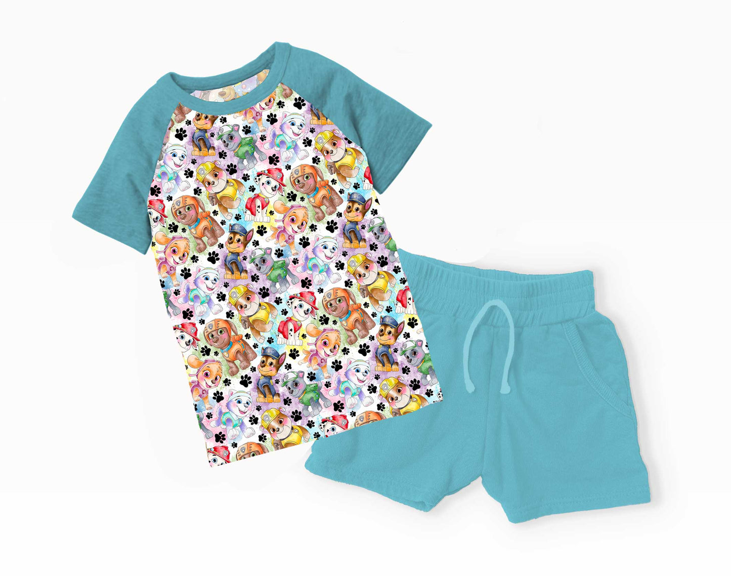 Pups on Patrol - Kid's Bamboo Daywear Short Set