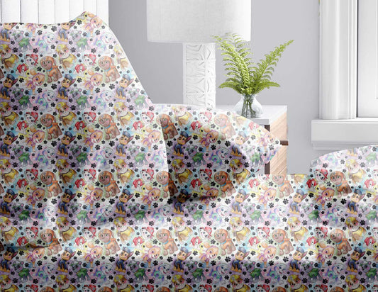 Pups on Patrol - Bamboo Bedding Separates