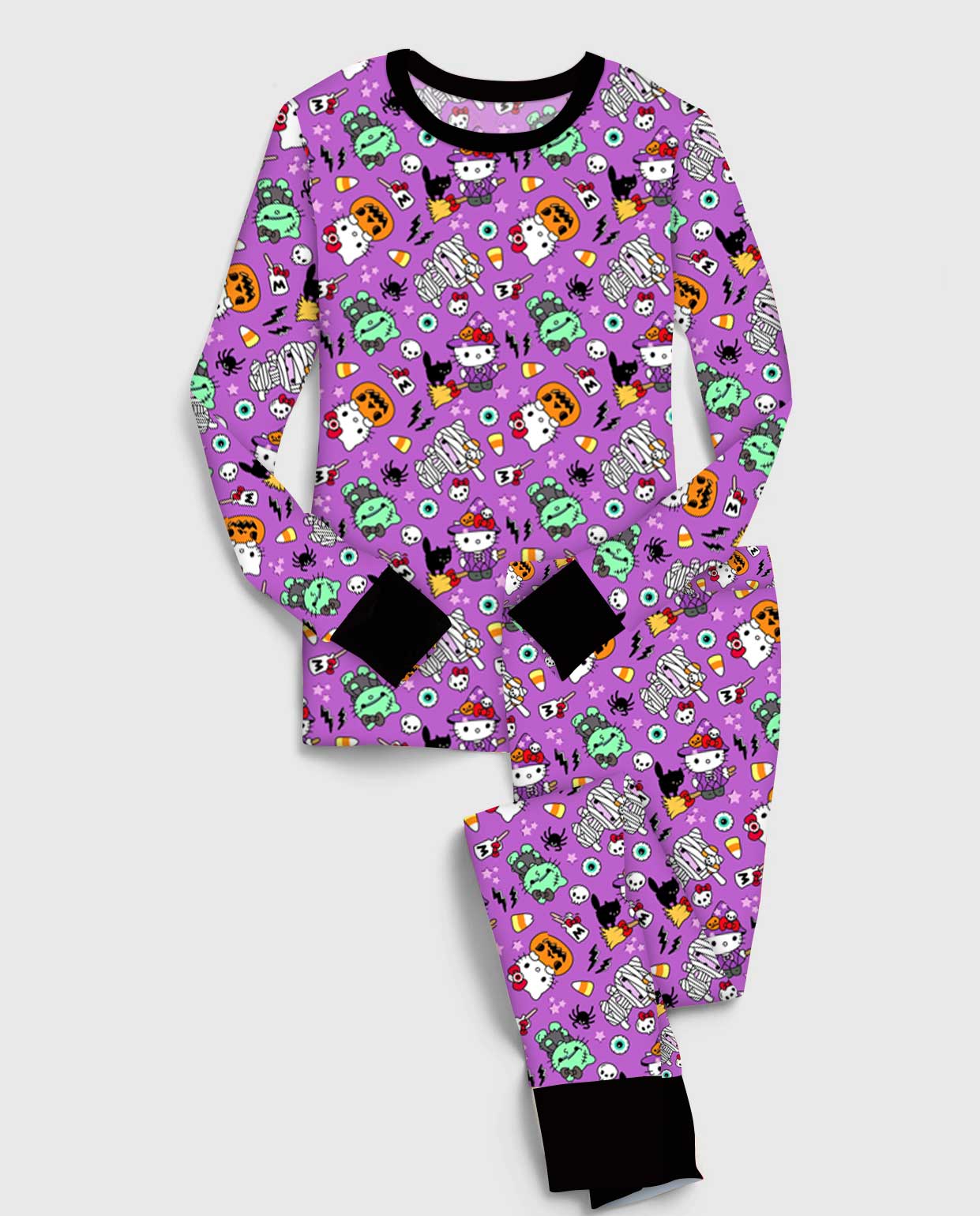 Hello Mummy Kids Bamboo Long Sleeve Pant Lounge Set QRTEXTILE