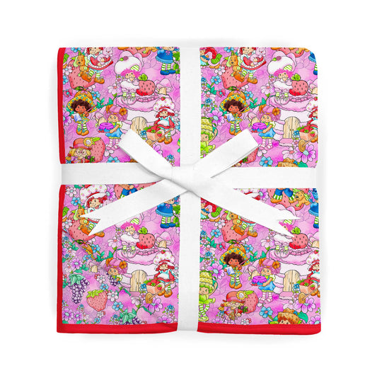 Strawberry Friends - Bamboo Blankets