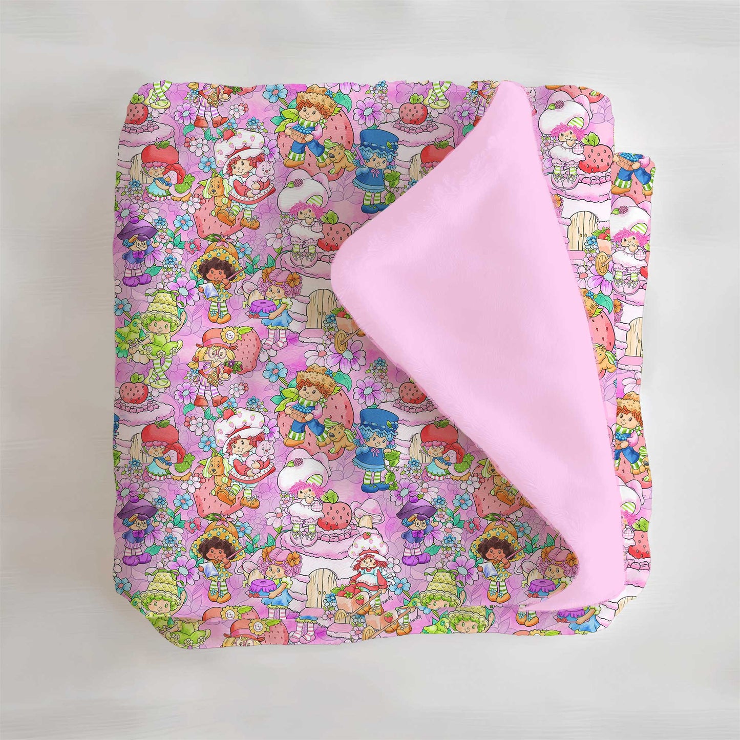 Strawberry Friends - Minky Blankets