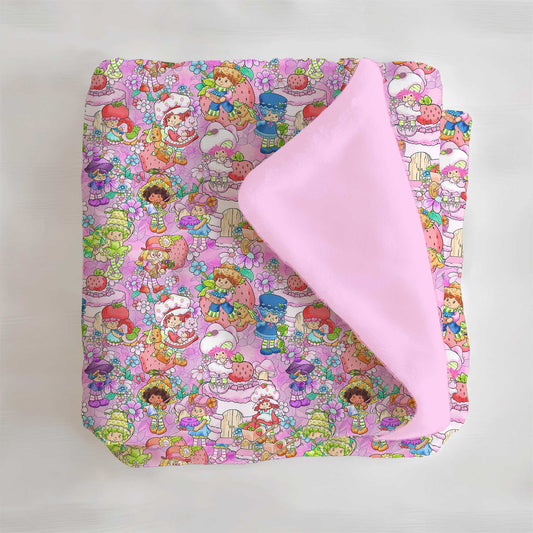 Strawberry Friends - Minky Blankets